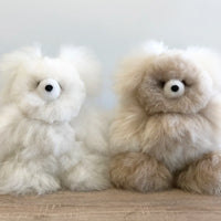 10" Small Alpaca Stuffed Animal - Bear