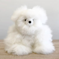 10" Small Alpaca Stuffed Animal - Bear