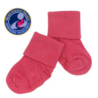 Babysoy Modern Stay on Socks Berry