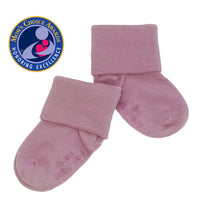 Babysoy Modern Stay on Socks Lavender