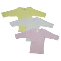 Bambini Girls Pastel Variety Long Sleeve Lap T-shirts