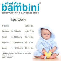 Bambini Heather Grey Pants Size Chart