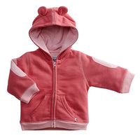 Basic Bunny Ears Fleece Hoodie Blossom