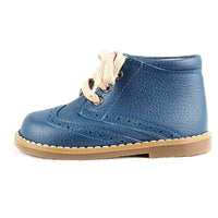 Children's blue leather boots 2