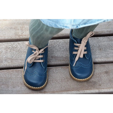 Children's blue leather boots 1