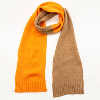Color Block Kids Scarf - ASINELLO/MANDARINE