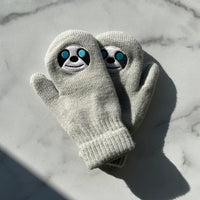 Kids Novelty Animal Mittens Gloves 2 Pack Greey