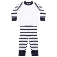 Larkwood Baby/Toddler Striped Pyjamas Navy