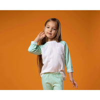 Light Foam Long Sleeve T-Shirt Weared by Girl