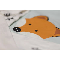 Organic Cotton Caribbean Teal Fox Long Sleeve Tee