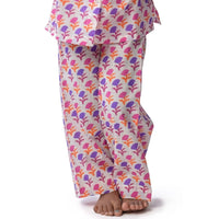 Palolem matching loungewear set - purple mimosa Trouser