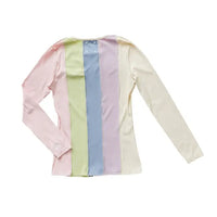 Ribbed Paneled Shirt Back Side