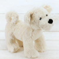 Puppy Dog Soft Plush Toy Cream