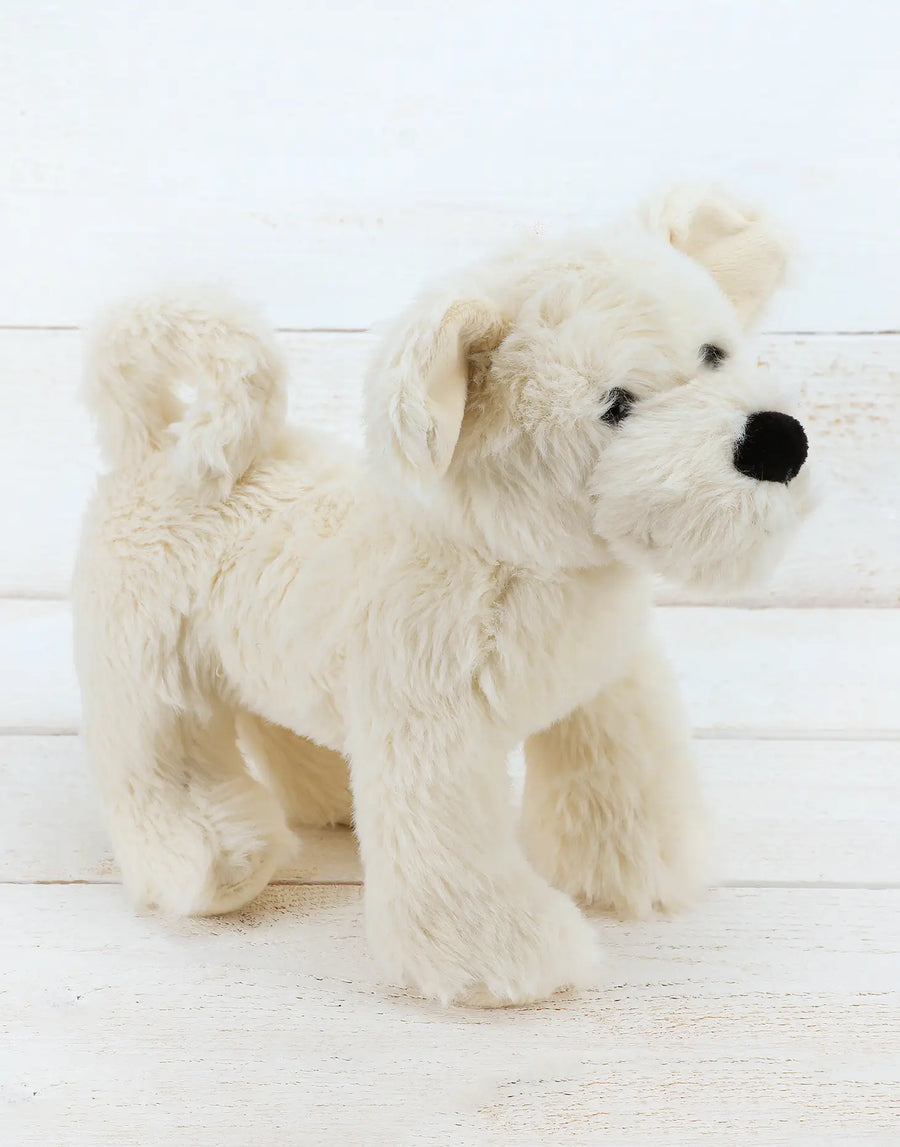 Puppy Dog Soft Plush Toy Cream