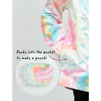 10K Packaway Rainshell - Rainbow Tie Dye 3