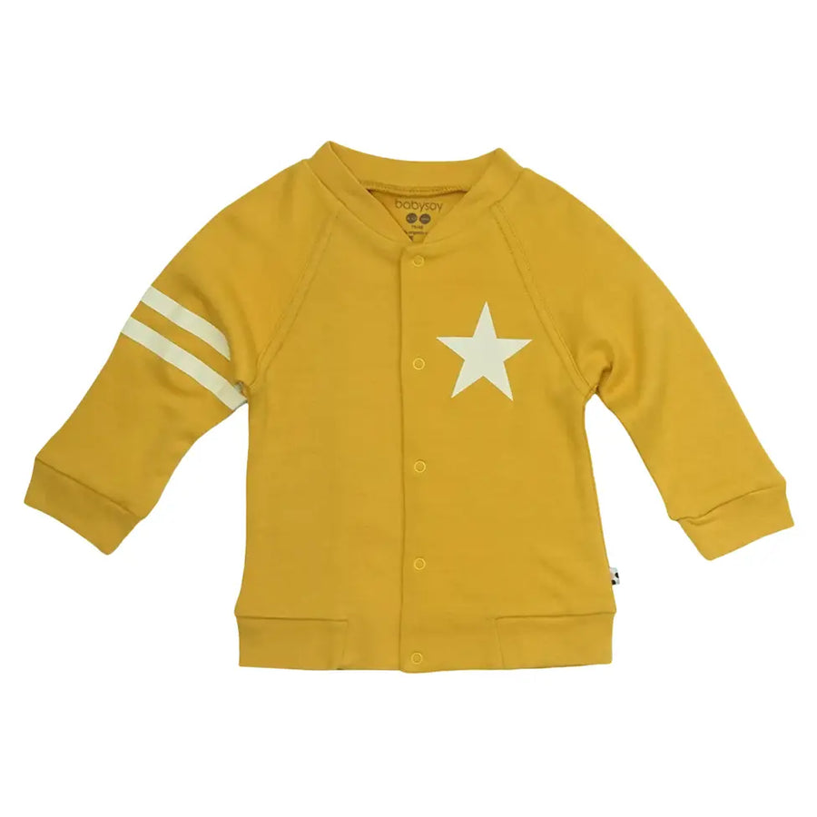 All-Star Varsity Bomber Jacket Mustard