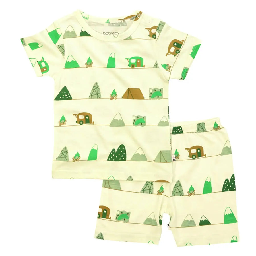 Babysoy Short Sleeve Lounge Set Mountain