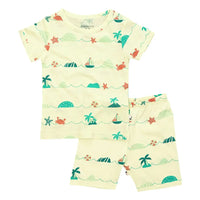 Babysoy Short Sleeve Lounge Set Sea