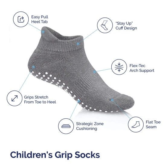 Grip Socks for Kids (12 Pairs) Instructions